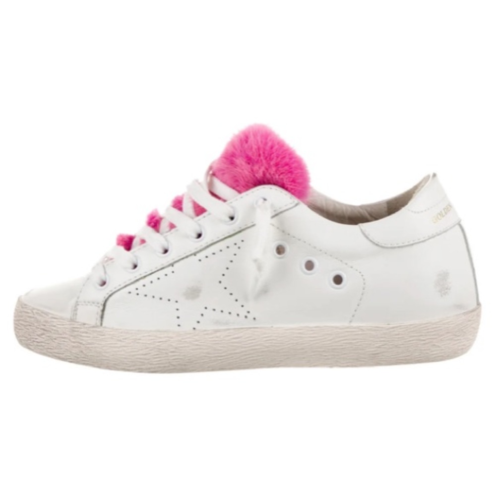 Superstar Fur-Trimmed Sneakers